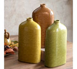 3 Asst. 12 Autumn Color Ceramic Vases