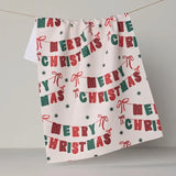 Christmas Banner Tea Towel - Holiday 2026