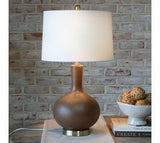 27 T Beige Ceramic Bubble Lamp