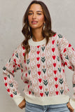 Heart Floralsweater