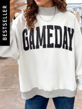 Game Day - Football Reversible Mock Graphic Sweatshirt
