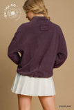 Eggplant Mineral Washed Sweatshirt