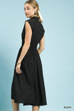 Smocked Waist Midi Dress