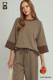 Modal & Tencel 3/4 Sleeve Cloudknit