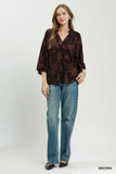 V-neck Collared Top