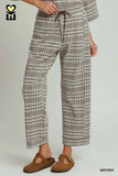 Plaid Fleece Raglan Pants