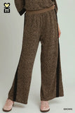 Leopard Print Wide Leg Pants