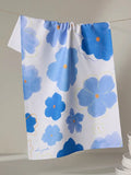 Blue Blossoms Tea Towel