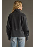 Charcoal 1/4 Zip Sweatshirt