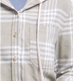 Olive Stone Plaid Top