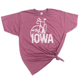 Iowa Bike T-shirt With Farm