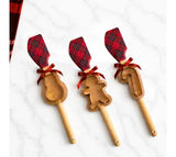 3 Asst. Gingerb, Candyc, Snowm Spatula
