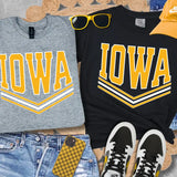 Iowa V-line Grey Graphic