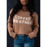 COFFEE WEATHER SWEATER