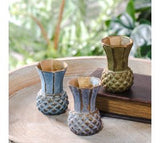 *inner* 3 Asst Color Mini Glass Vases