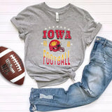 Isu Football Grey Graphic Tee