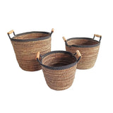 Baskets W/wood Handle