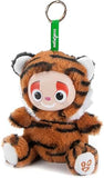 6" Tiger Chummiez Bag Charm Stuffed Animal