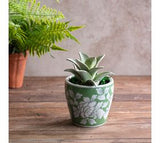 *inner* 5 Gr/bl Floral Pot