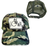 Iowa Bicycle Hat With Mesh