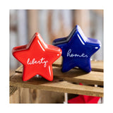 Dol Americana Star Salt and Pepper Shakers S/2