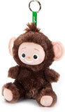 6" Monkey Chummiez Bag Charm Plush