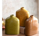 3 Asst. 9.7 Autumn Color Ceramic Vases