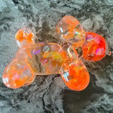 Balloon Dog Orange- Maltose Glitter