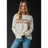 FINAL SALE - IVORY WHISKEY WEATHER SWEATER