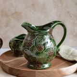 8.5 Evergreen Holiday Pitcher