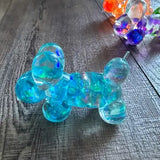 Balloon Dog Blue- Maltose Glitter