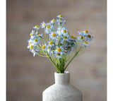 11 Mini Blue Daisy Bunch