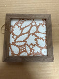 Leaf Pattern Orange And White