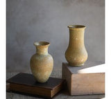 2 Asst. Rustic Wash Ceramic Vases
