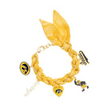 Iowa Hawkeyes Bandana Charm Bracelet