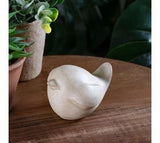 *inner* Tan/ White Wash Decorative Bird