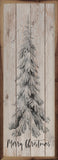 Merry Christmas Pine 4x12