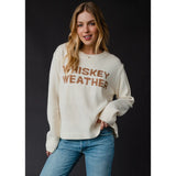 FINAL SALE - IVORY WHISKEY WEATHER SWEATER