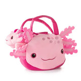 Axolotl Pink Purse & Plush