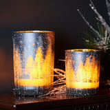 Candle Holder  4.5h, 6.5h Glass