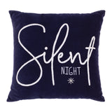Silent Night Pillow 18sq Cotton