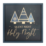 Silent Night Plaque 11.5sq Mdf