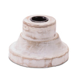 Taper Candle Holder 2.5h Wood