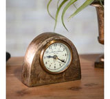 *inner* 4 Ant. Brass Table Clock