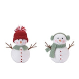 Snowman (2 Asst) 9"H, 11"H Polyester/Foam