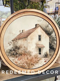 Muted Cottage 8" Round