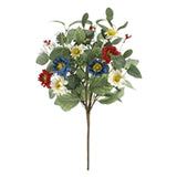 Red, White, Blue, And Yellow Daisy Pick