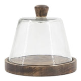 Dark Wood Tall Mini Cloche