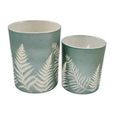 Fern Glass Jar