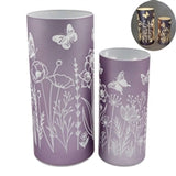 Violet Meadow Glass Cups